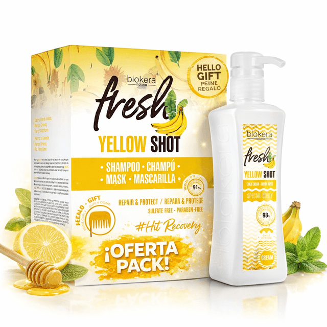 Fresh Yellow Shot Repair Curl Set at Luma Hairstyles LLC in Sunrise, FL